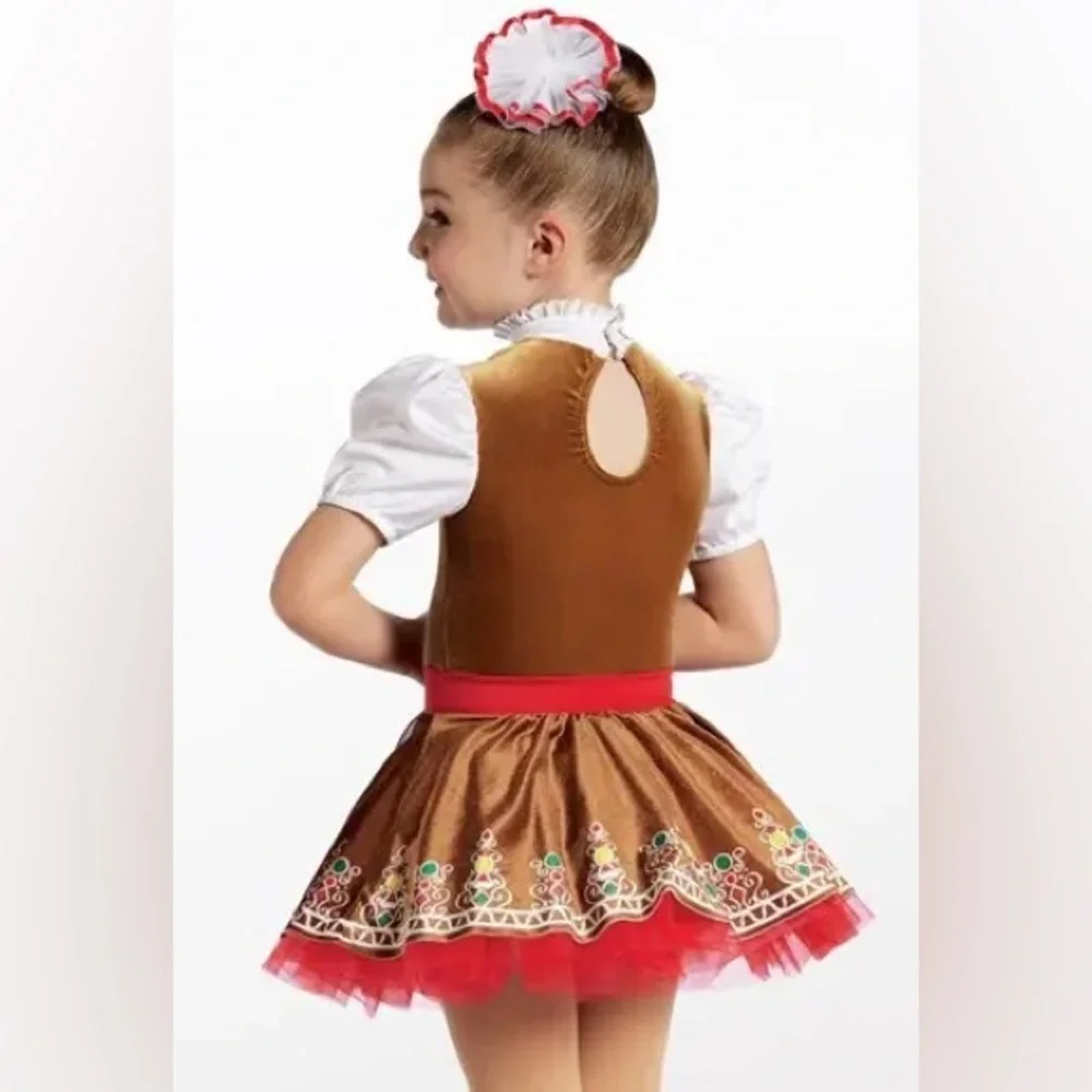 Weissman Showtime Gingerbread Girl dress